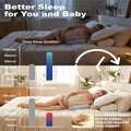 Pregnancy Pillows for Sleeping, Memory Foam Maternity Pillow with Cooling Pillowcase, Support for Back Belly HIPS, Portable Adjustable Travel Wedge Pillow for Pregnant Women Grey